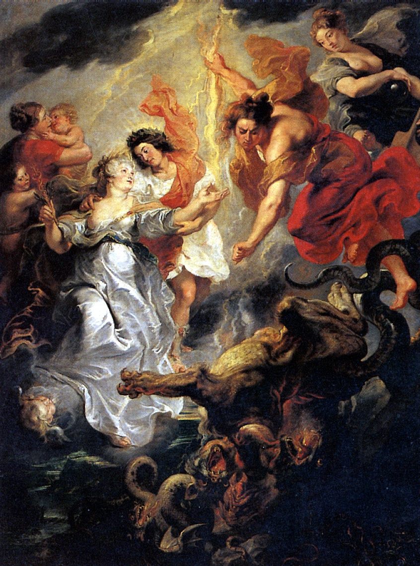 Reconciliation of the Queen and her son